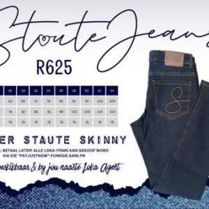 Staute Jeans - Donker Skinny