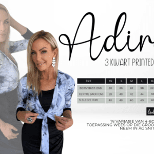 Adira Reeks - 3/4 Printed Balero