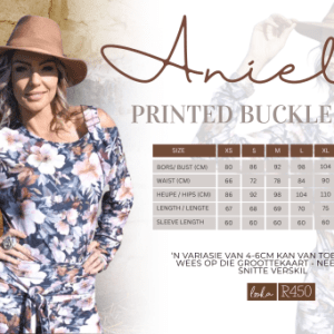 Aniela Reeks - Printed Buckle Top