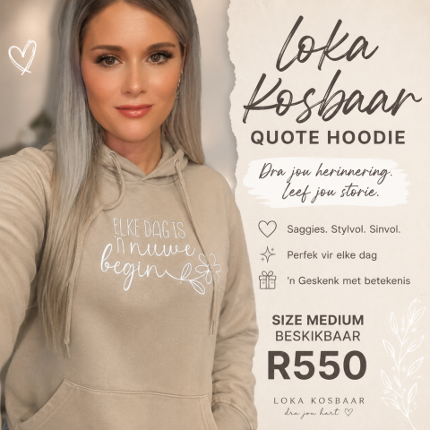 Loka Kosbaar Hoodie - Size Medium