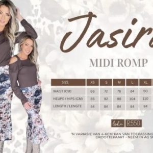 Jasira Reeks - Blom Midi Romp