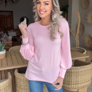 Pienk Olga Top