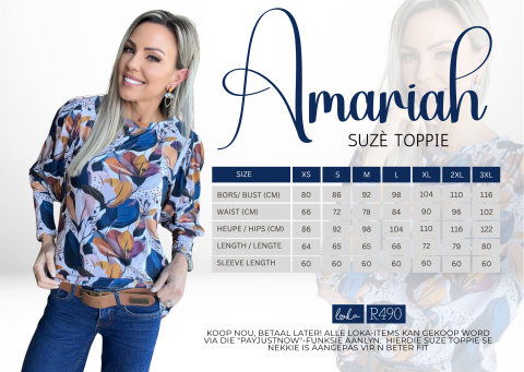 Amariah Reeks - Suze Toppie